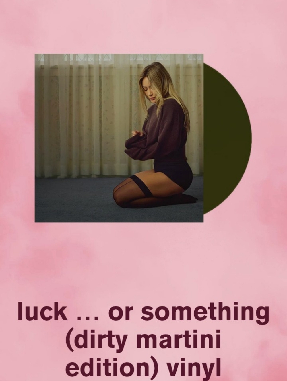Hilary Duff Luck Or Something Vinyl (Dirty Martini Edition)
